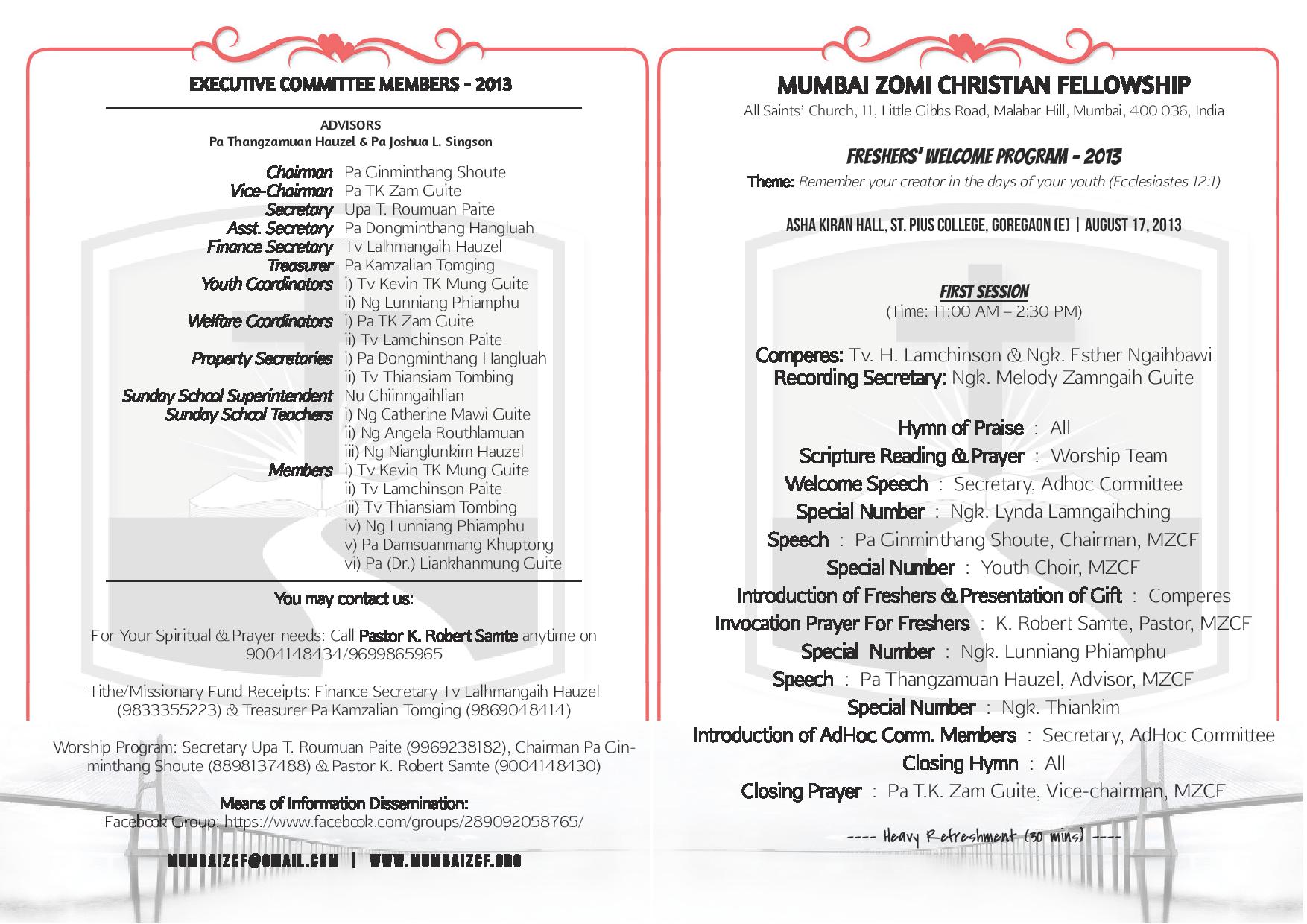 MZCF Freshers Meet 2013 Program-page-001