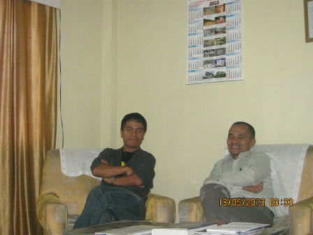 President SSPP JHQ Aizawl Tg Ginlalmuan leh Laigelhpa